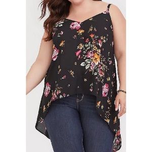 Torrid Floral Split Top